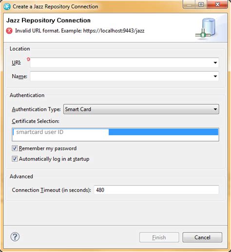 java websphere smart card authentication|Smart card authentication does not work in Eclipse, working in .